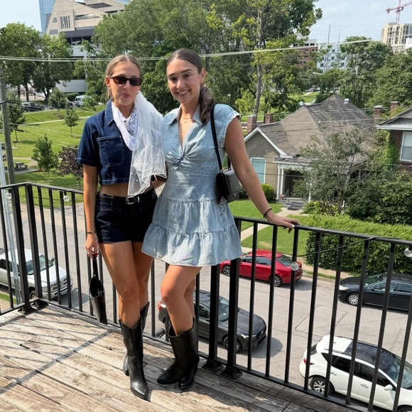 Alice + Olivia Light Blue Mini Dress - Picture 4 of 4